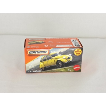 Matchbox 1:64 Power Grab - Citroen 2CV 1970 yellow